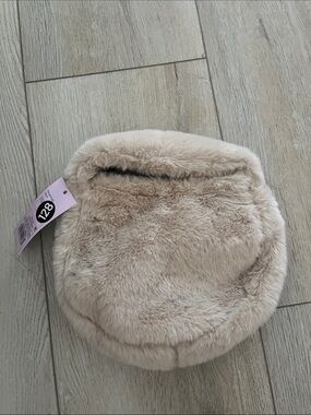 wild fable Faux Fur Mini Bag in Beige